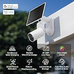 TP-Link Tapo Solar-Powered Security Camera Kit, 2K Wireless Battery Camera w/Solar Panel Base, Smart Person Detection, SD/Cloud Storage, Spotlight Color Night Vision, No Hub Needed (Tapo C410 KIT)
