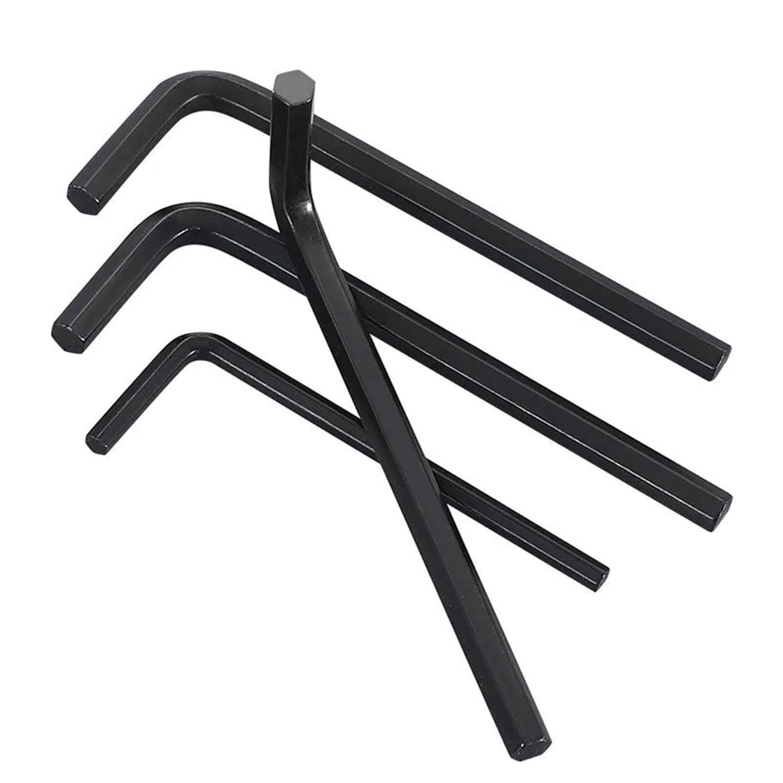 AEJHSIN l-Type Hexagonal Spanner L-Type Hex Allen Key Wrench Set Blackened Anti-Allen Tools 1/5/10pcs(1pcs Set,2.5mm(52mm Long))
