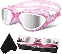 Vista 26 de WIN.MAX - Goggles de natación polarizados, antivaho, antirrayos ultravioleta, sin filtraciones y con visión clara para hombres, mujeres, adultos