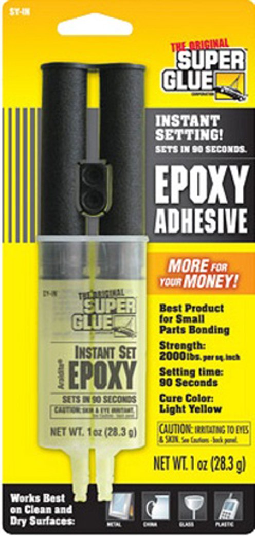 SUPER GLUE SY-IN48 Instant Set Epoxy Syringe (PSYIN)