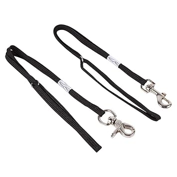 Fdit Dog Grooming Restraint Dog Pet Noose Loop Animal Cat Lock Clip Rope Harness for Grooming Table Arm Bath (L- 2 Pack)
