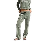Juicy Couture Tina Track Pants Samtige Sweathose Trainingshose mit Kordelzug Jogger