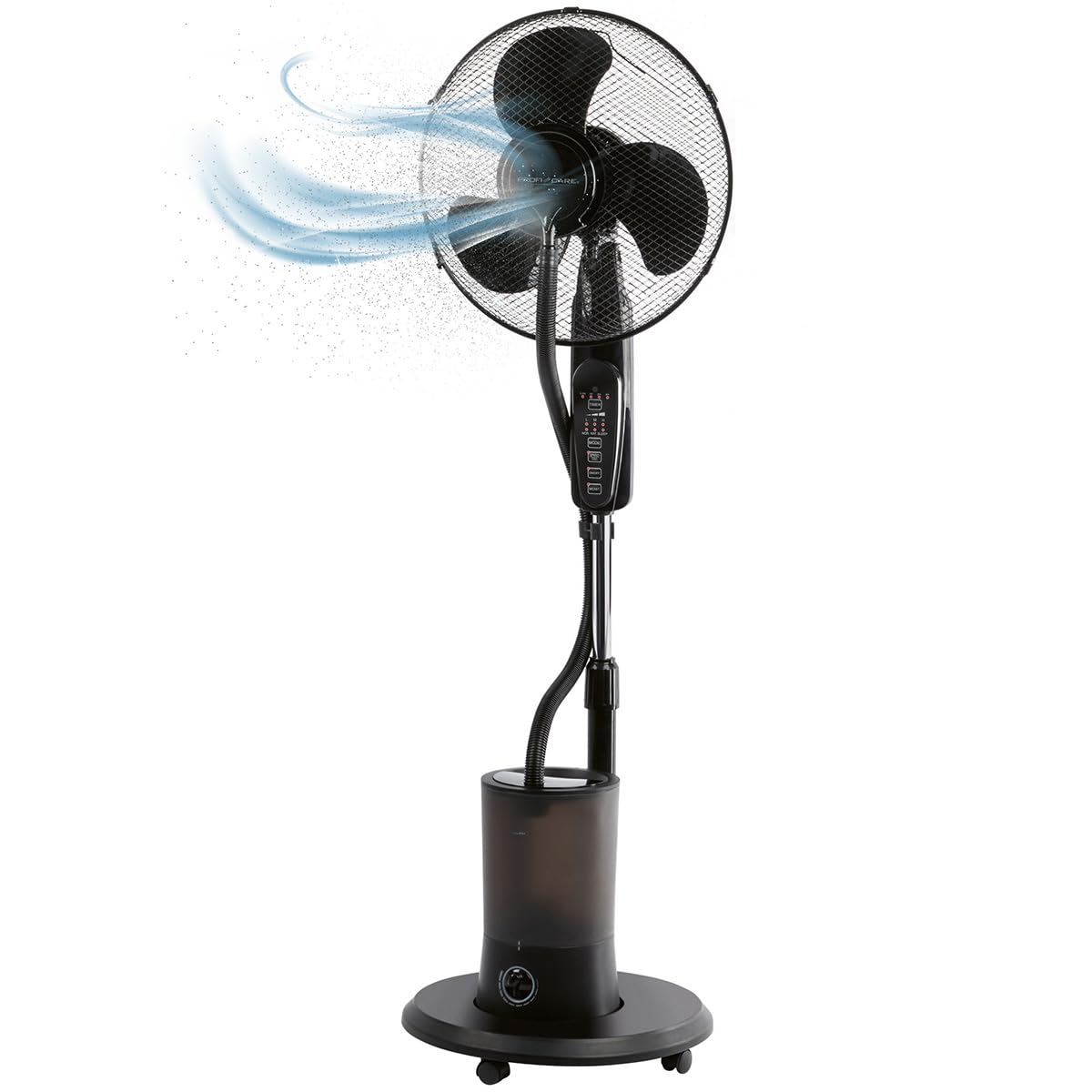 Ventilateur silencieux avec humidificateur télécommande ProfiCare haut de gamme
