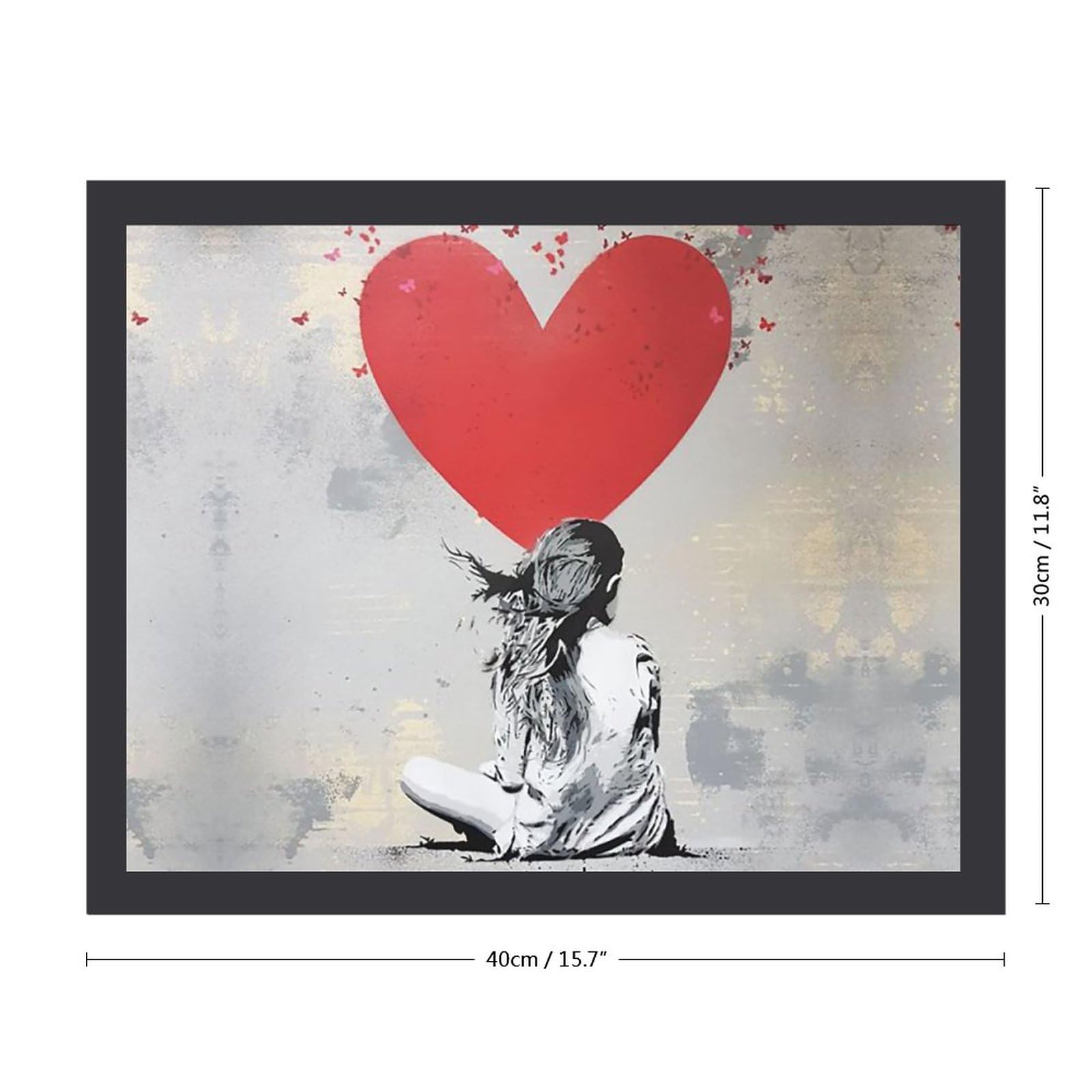 Amazon.co.jp: 額縁 Banksy バンクシー フォトフレーム 木製