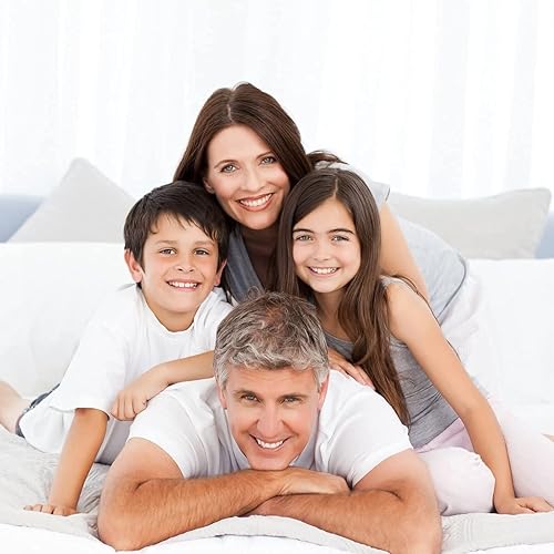 Miniatura 7 de Edredón plisado de algodón alternativo para todas las estaciones, tamaño King Plus de 128 x 120 pulgadas, 1 caja de relleno de edredón cosida con 8