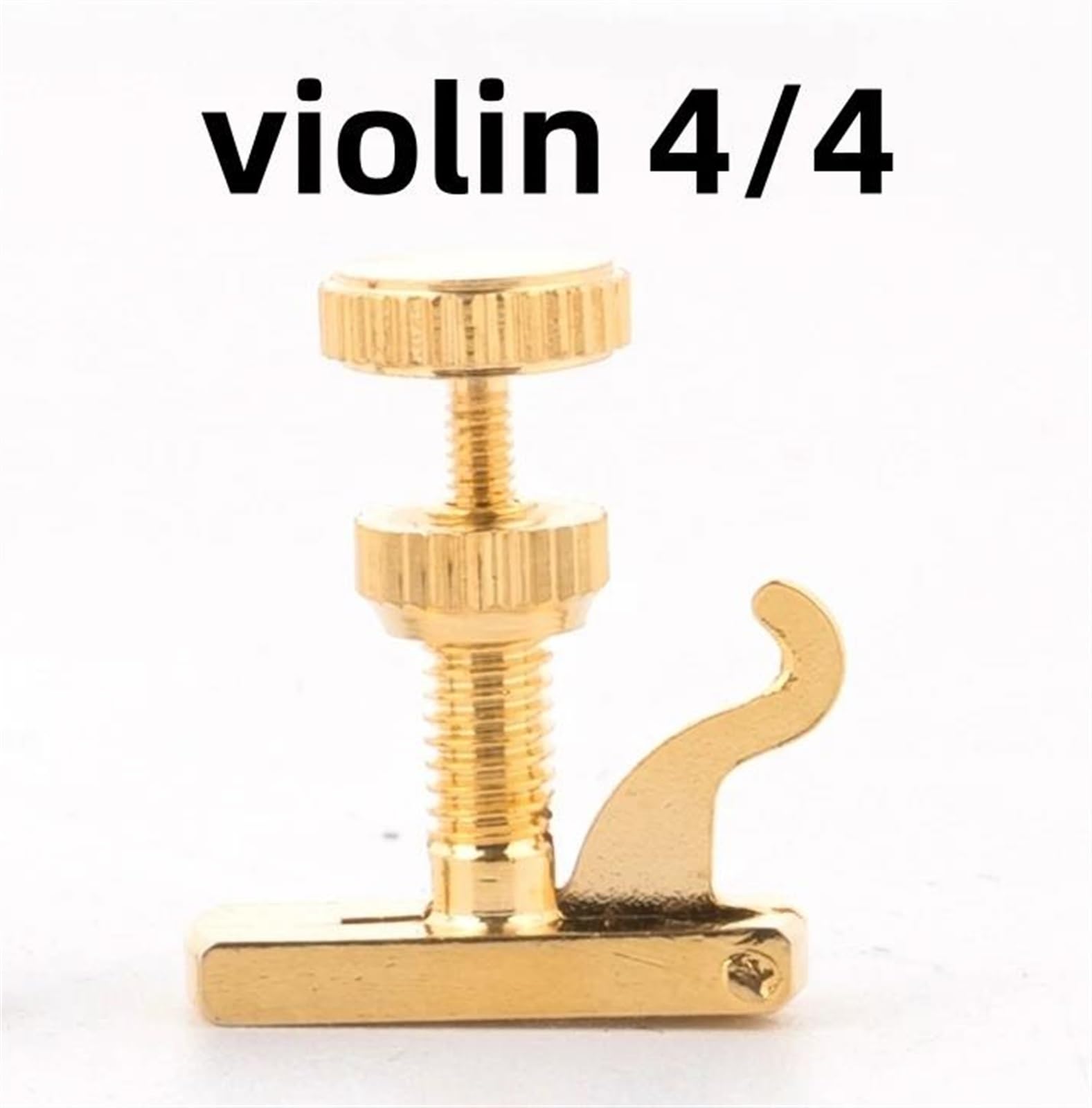Parti di ricambio per violino 10 Pezzi Nuovi Di Corde Per Violino Accordatori Fini Misura 4/4 Parti Di Violino Accessori(Gold)
