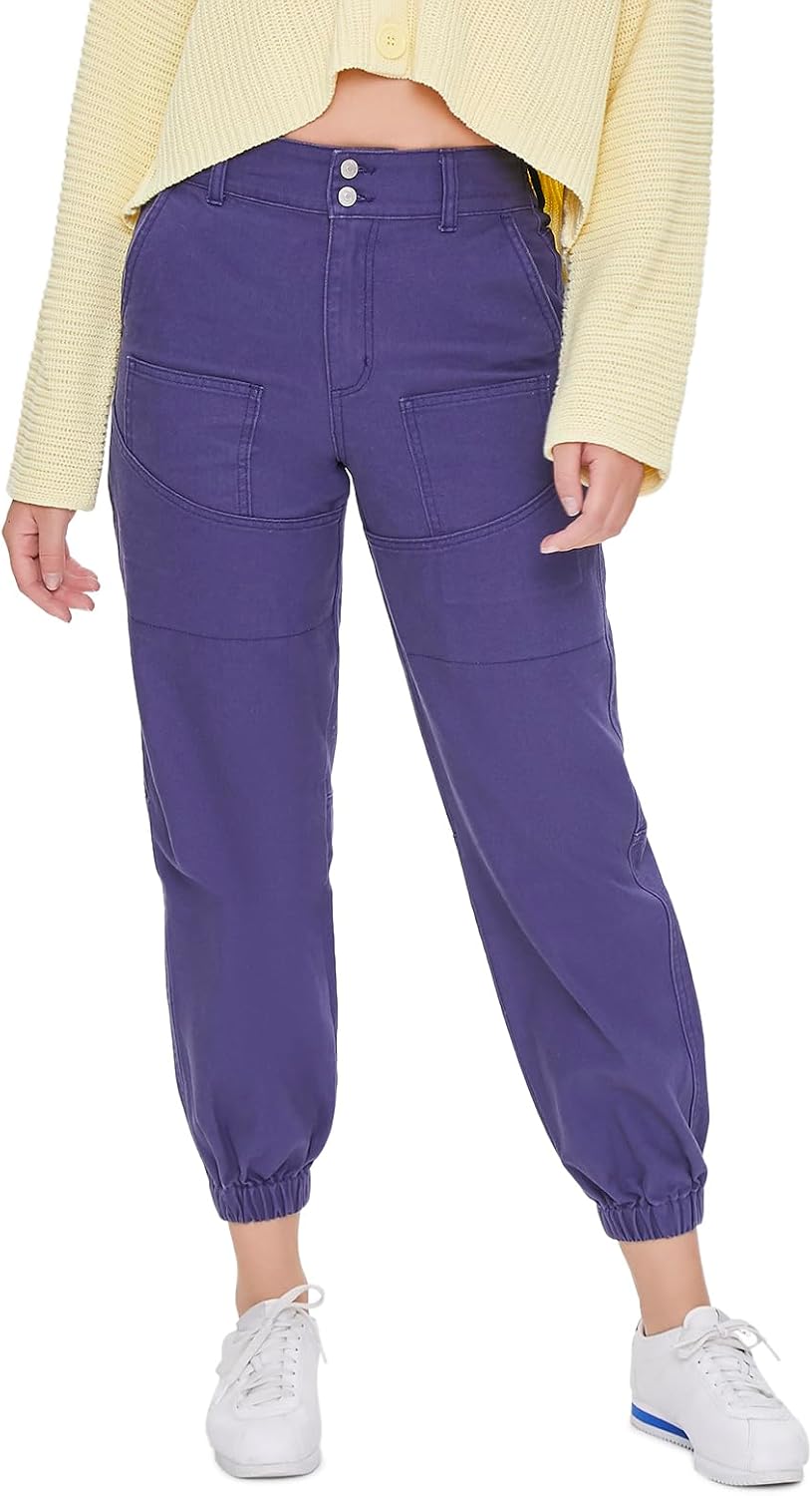 Forever 21 Women's High-Rise Ankle Pants