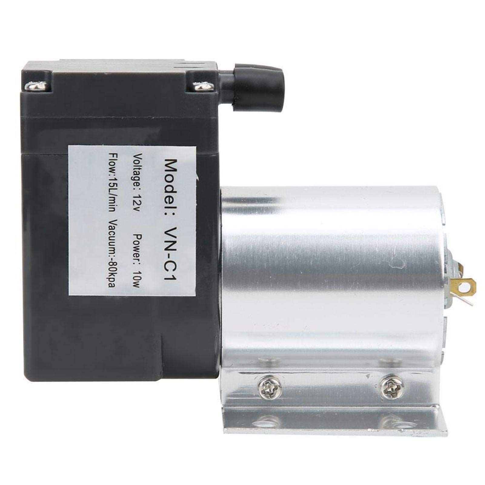 DC 12V/24V 15L/Min 200kpa Pompe à vide d'aspiration de pompage à dépression avec support(DC12V)