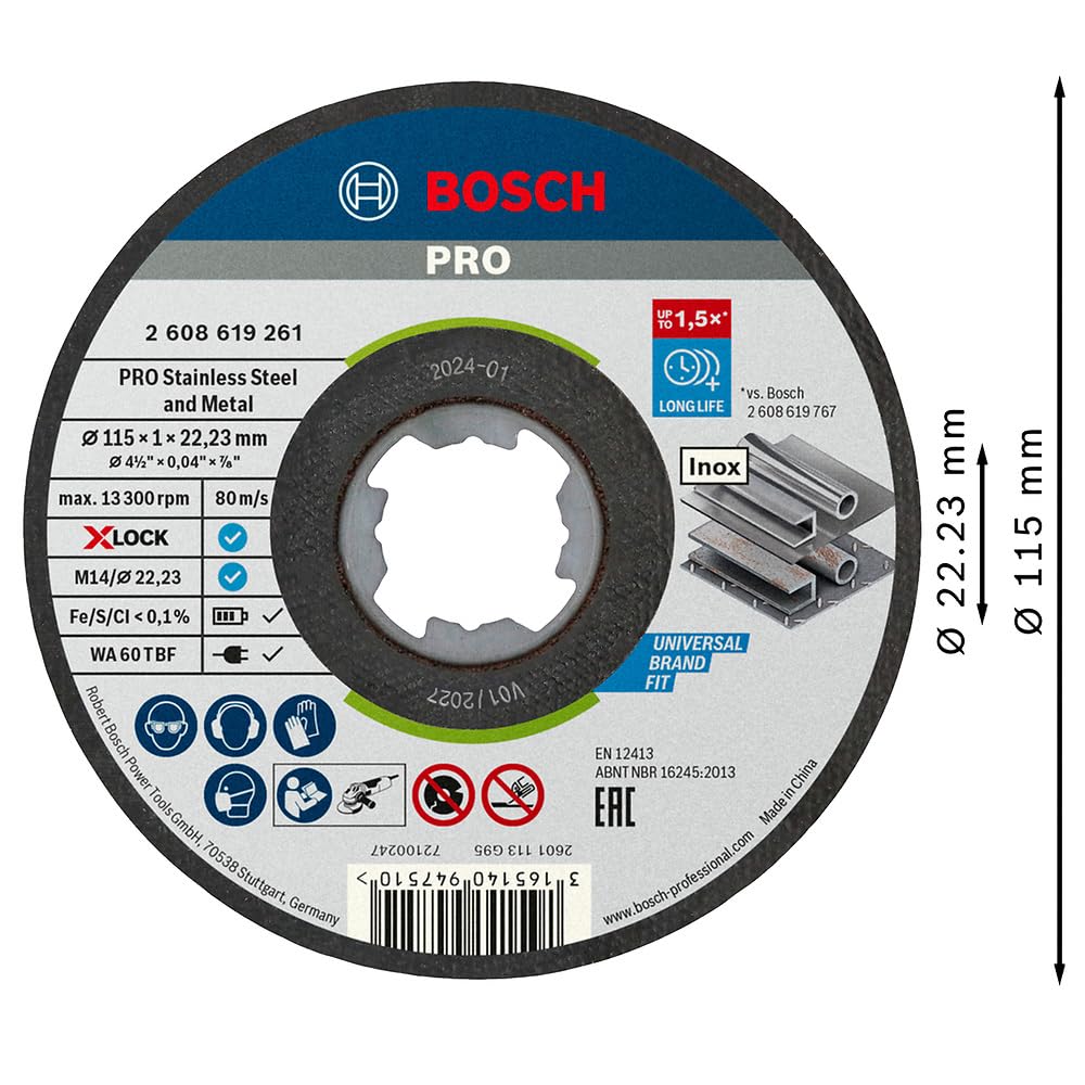 Amazon.com: Bosch Professional Straight Cutting Disc Standard (for