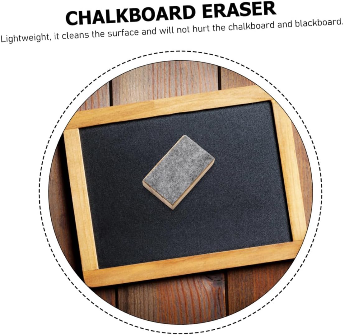 Lurrose 30pcs Classroom Chalkboard Erasers Felt and Cleaners for Teachers Dust Removal and Office Use