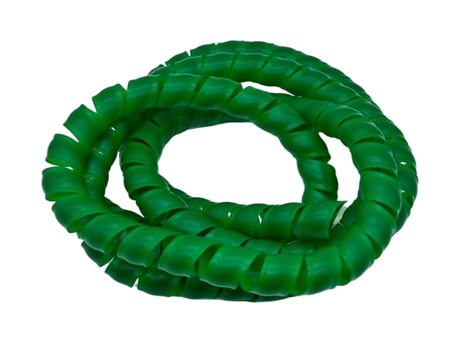 Organizzatore di fili con manicotto a spirale flessibile da 35 mm | Per cavi e tubi flessibili(Green,5 Meters)