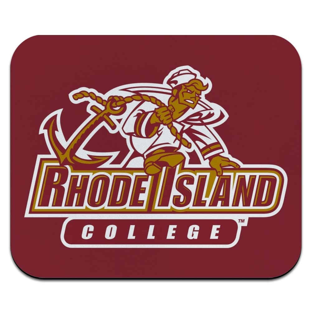 Rhode Island College Primary Logo Low Profile Thin Mouse Pad Mousepad