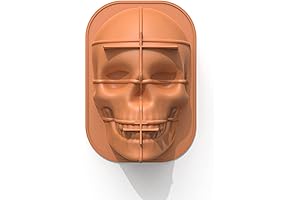 Unilateral Haunted Skull Silicone Cake Mold