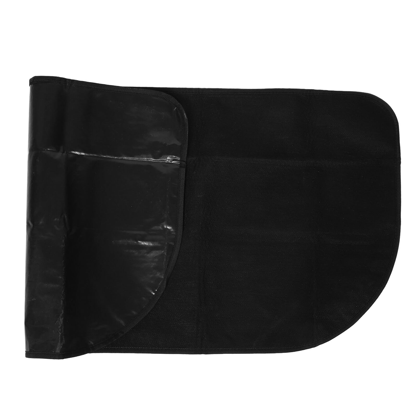 Tapis de cheminée demi-lune ignifuge pour protéger le parquet des étincelles