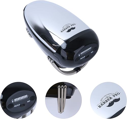 Miniatura 3 de Masajeador de calor de mano con cableinalámbrico, masaje profesional de vibración de carga USB para cuello, piernas, manos, 2 nodos de masaje, 1