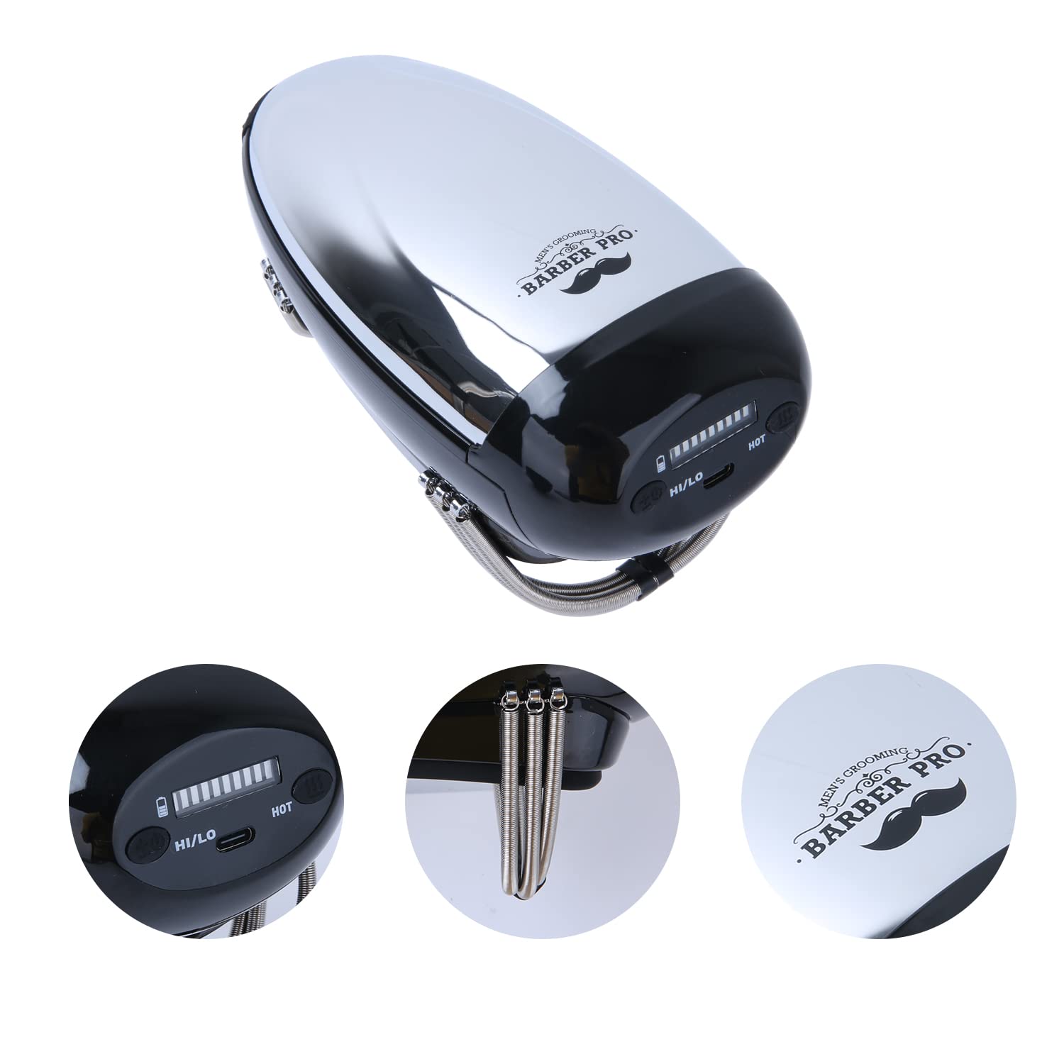 Amazon.com: STYLANCE Cord/Cordless Barber Handheld Heat Massager, Professional USB Charge Vibration Neck/Legs/Hand Massage, 2 Massage Nodes, 1 Hot Button (Silvery) : Health & Household Amazon.com: STYLANCE Cord/Cordless Barber Handheld Heat Massager, Professional USB Charge Vibration Neck/Legs/Hand Massage, 2 Massage Nodes, 1 Hot Button (Silvery) : Health & Household