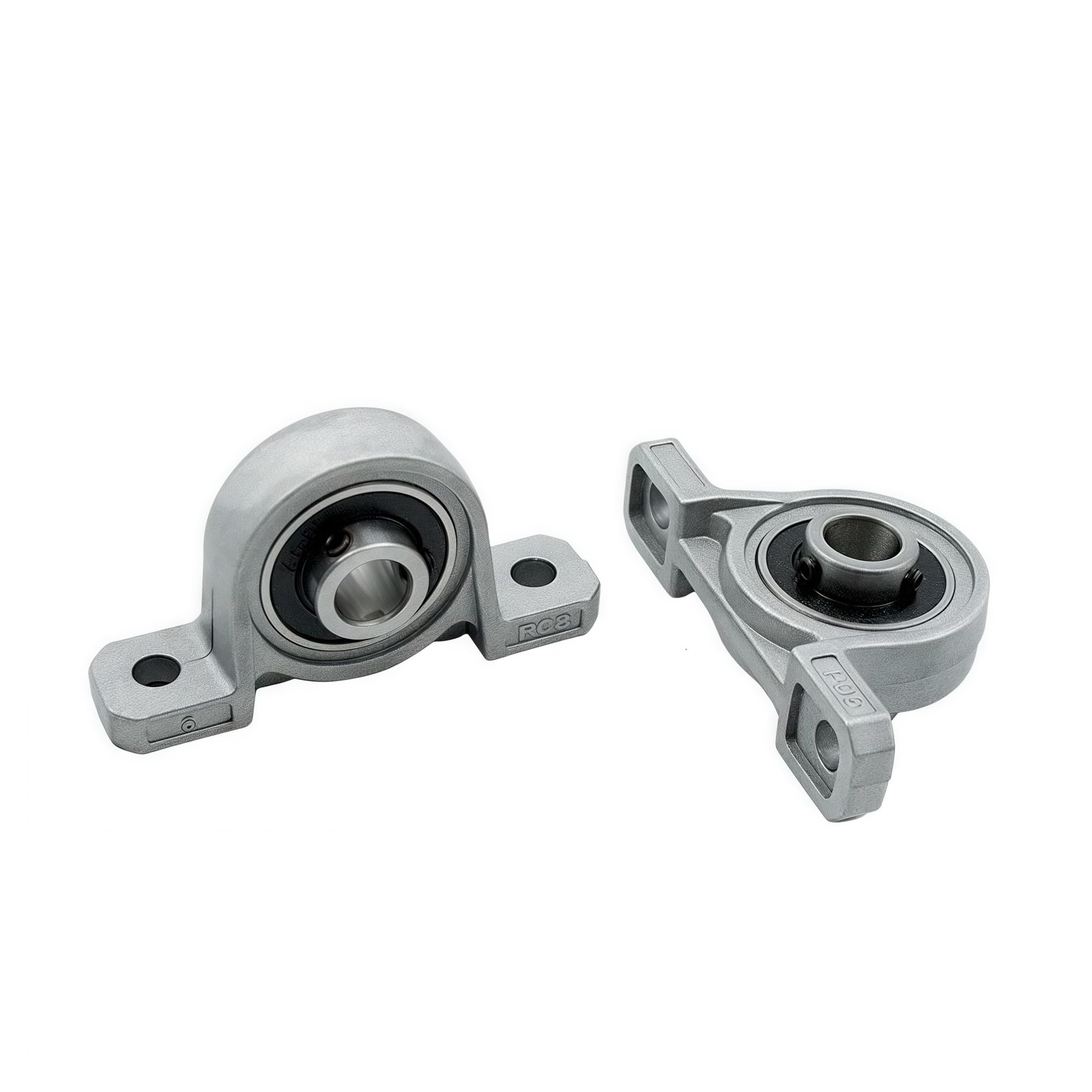 Palier à semelle en alliage de zinc, alésage intérieur 8-35 mm, 2/10 pièces, KP08 KP000 KP001 KP002 KP003 KP004 KP005 KP006 KP007(10Pcs,KP006-30mm)
