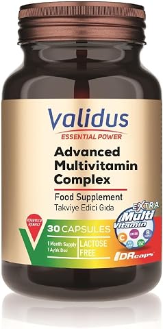Validus Gelişmiş Multivitamin Kompleksi Takviye Edici Gıda 30 Kapsül