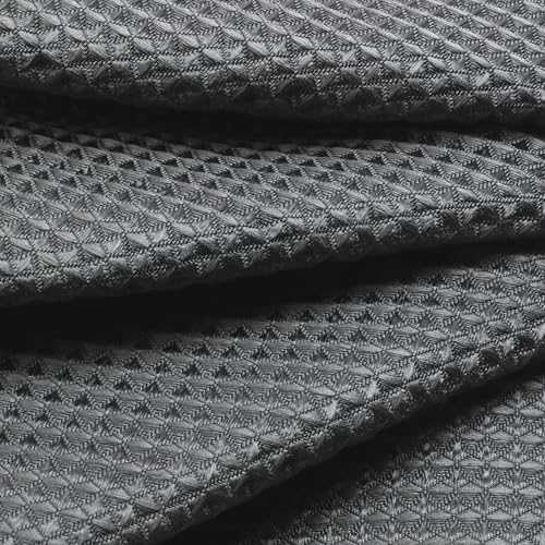 Image of SIMPARTE 270 GSM - Set of 3 - Shining Waffle Weave Microfiber Cleaning Towels - Highly Absorbent Lint Free Cloths for Car Cleaning Drying Polishing Detailing and Home Use (Grey)