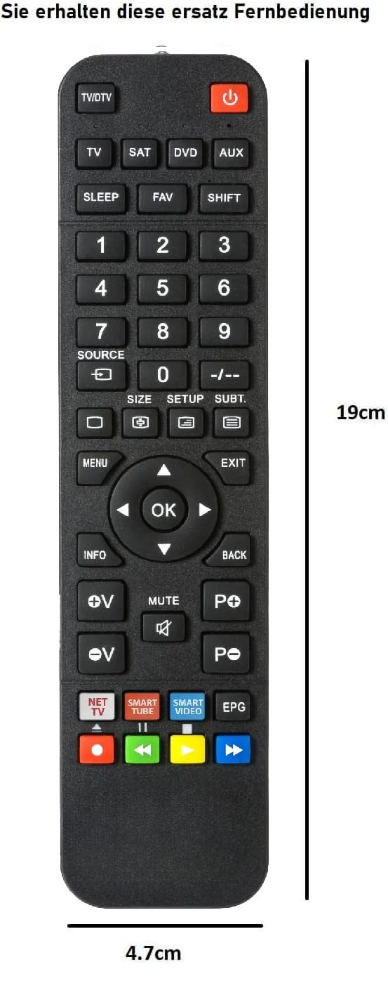 Ersatz Fernbedienung passend für Kenwood KRF-V4530D | KRF-V5030D | KRF-V6030D