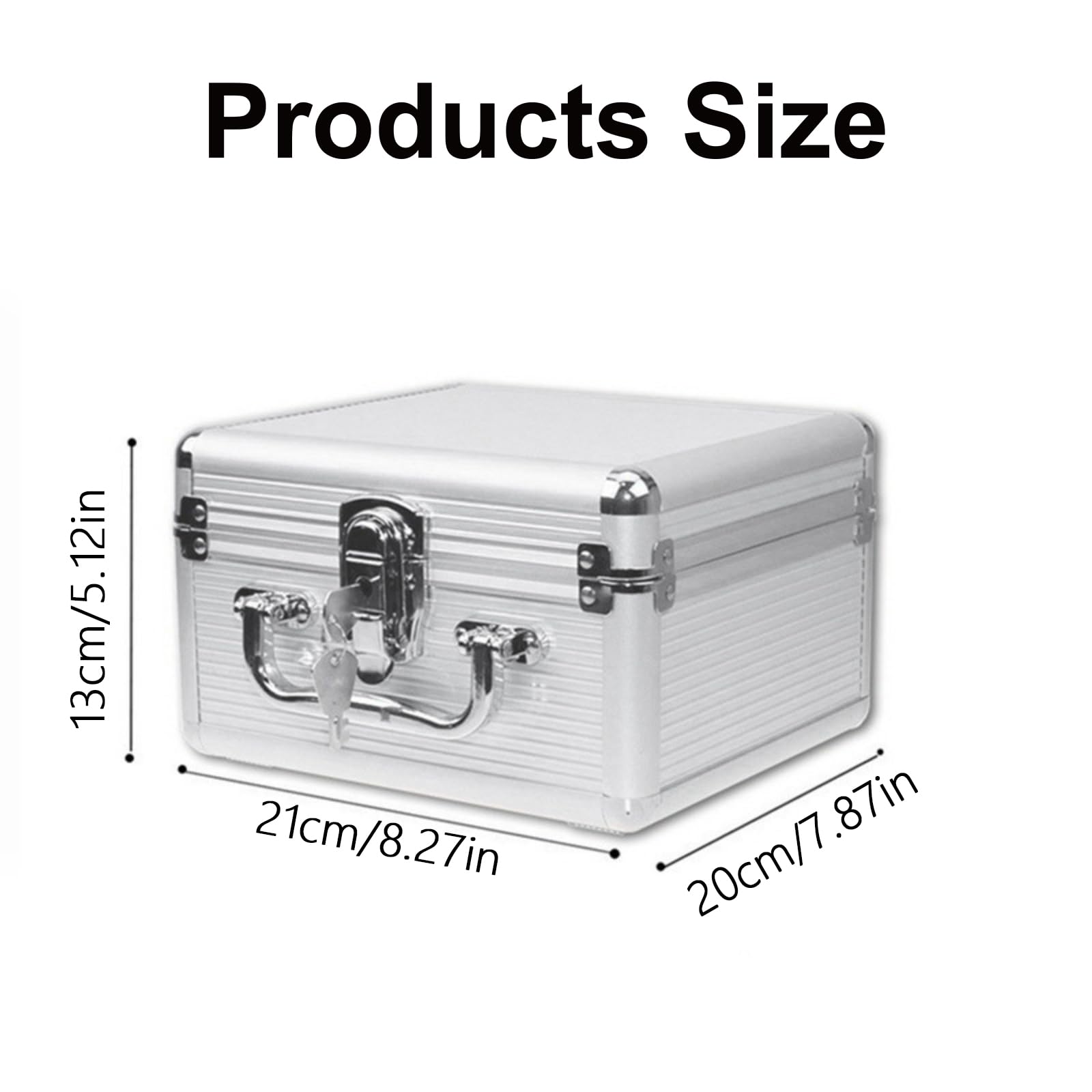 Alluminio 2.5 "Hard Drive Caso di Stoccaggio Con Interno Spugna E Per Notebook HDD Antiurto Supporto di Immagazzinaggio