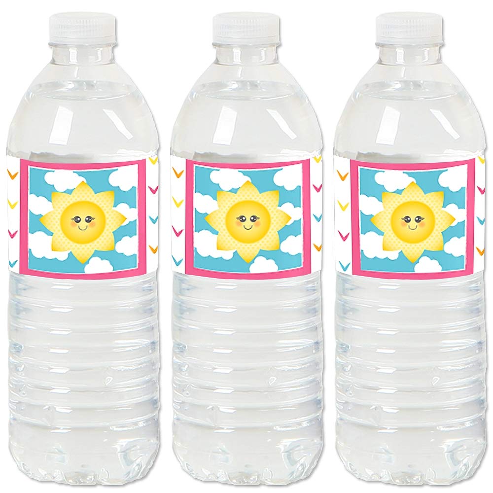 You Are My Sunshine - Baby Shower or Birthday Party Water Bottle Sticker Labels - Set of 20