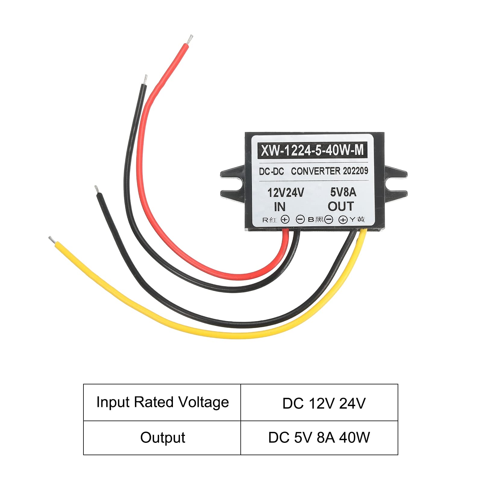 PATIKIL DC/DC Spannungswandler 12V Auf 5V Mit 1A ? Produktbild-Vorschau 4