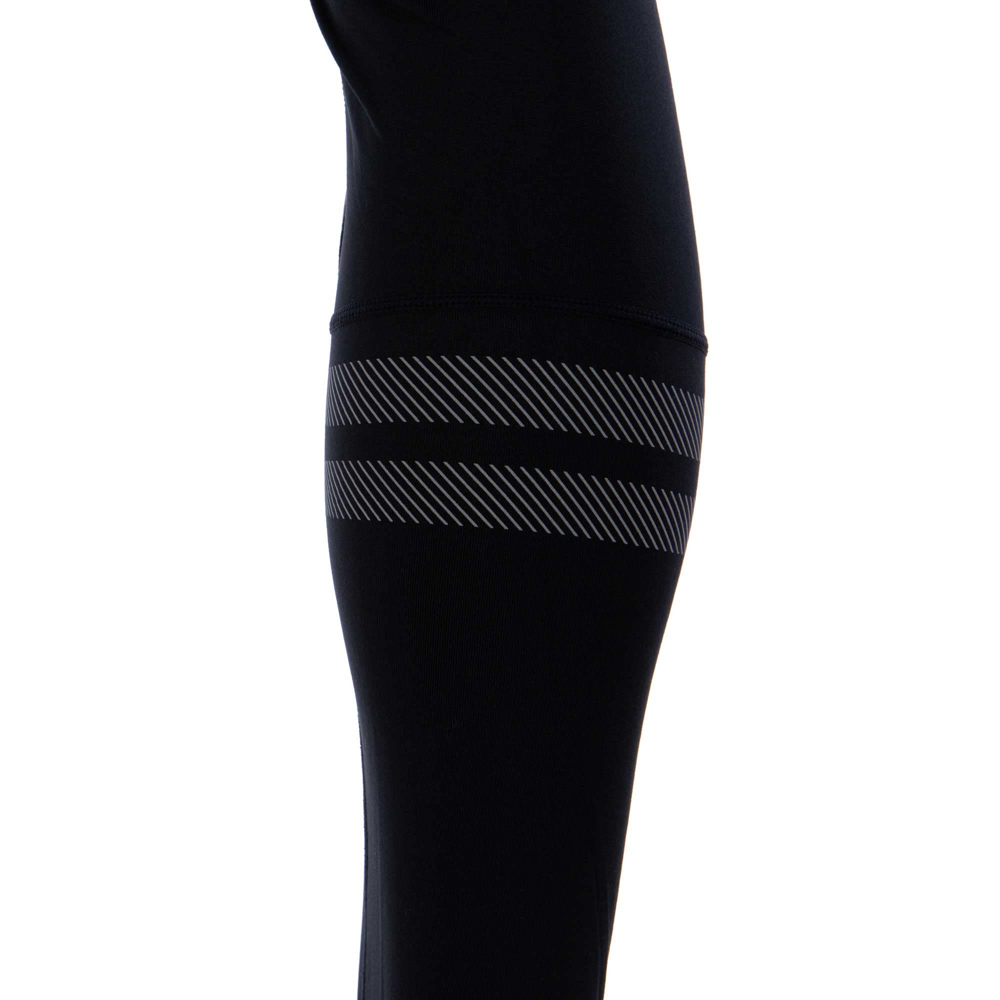 Airtracks Herren Winter Thermo Fahrradhose Lang mit Trägern Pro Line II Trägerhose BIB Radhose Träger Radlerhose gepolstert- Atmungsaktiv - Reflektoren