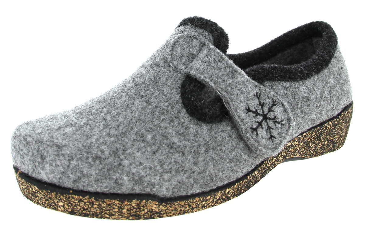 Fischer Markenschuh Women's Conny Slippers, Grey 666, 4.5 UK