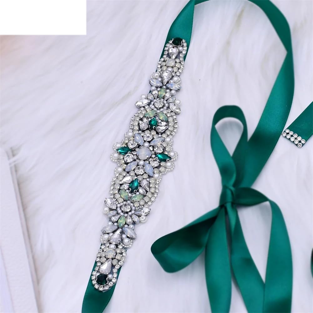 Cinturón de diamantes de imitación para cinta de boda, accesorios de boda, vestido de fiesta