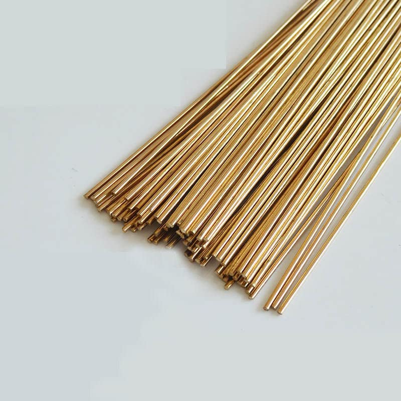 Diameter 0.2cm 50cm Brass Electrode HS221 Brass Rod Copper Air Conditioner Parts Electrode for air Conditioner Parts Welding