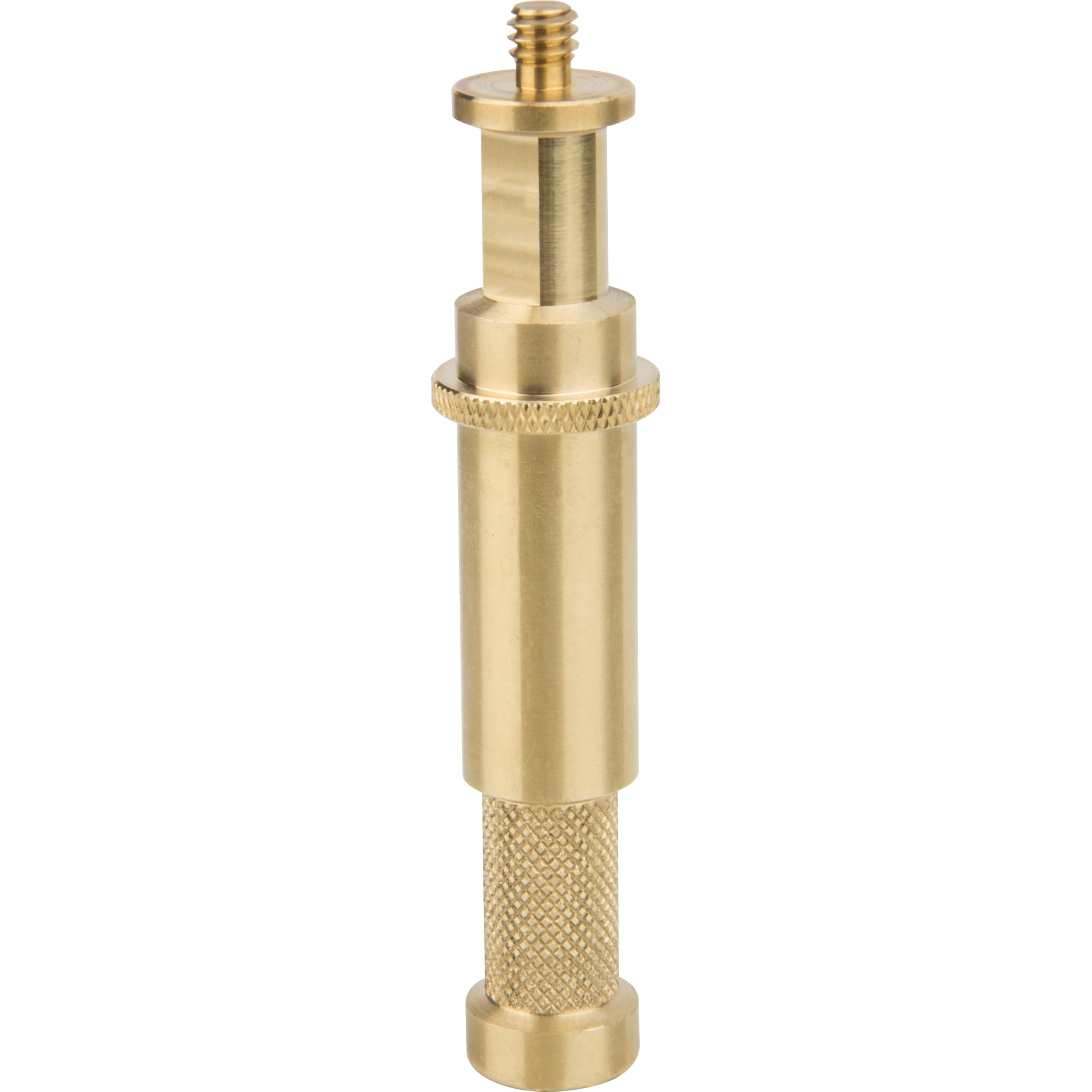 Kupo Double-Ended Spigot Brass Adapter with 5/8" Baby Pin and 1/4"-20 Thread for Camera and Accessory Mounting (KG090912)