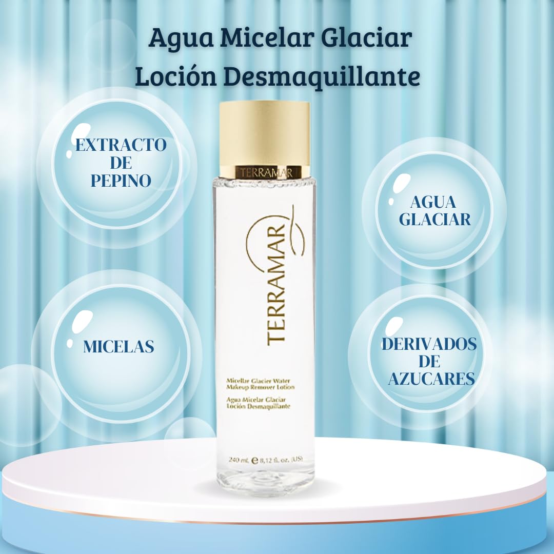 Generic Agua Micelar Glaciar Loción Desmaquillante Terramar, 8.12 Fl Oz (Pack of 1)