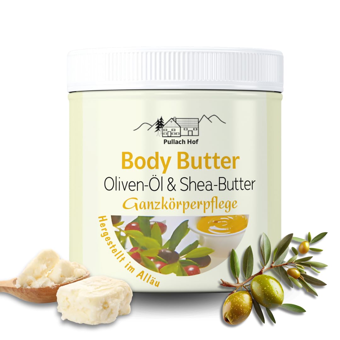 Feuchtigkeitscreme Mit Sheabutter & Olivenöl - Intensive Pflege Für Körper, Hals & Schultern