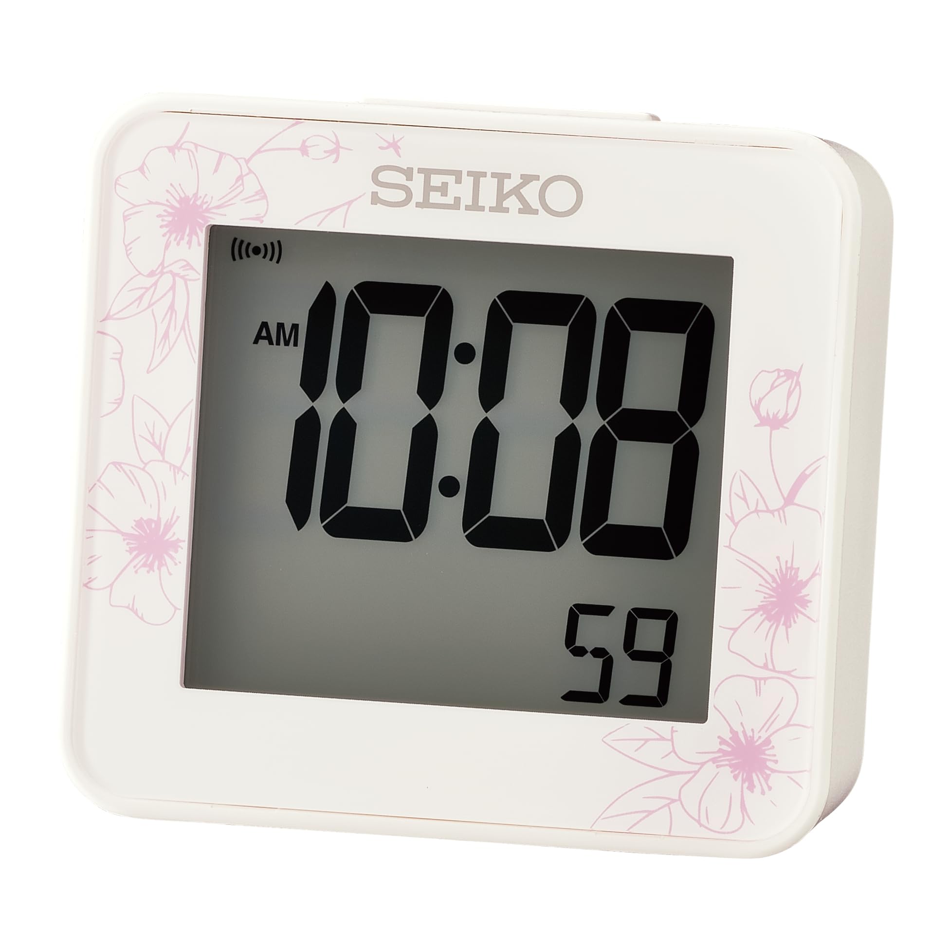 Seiko Clocks Alarm Clock, White, Standard
