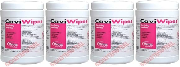 CaviWipes - Cavicide Germacidal Cleaner Wipes 160 ct (Fоur Paсk)