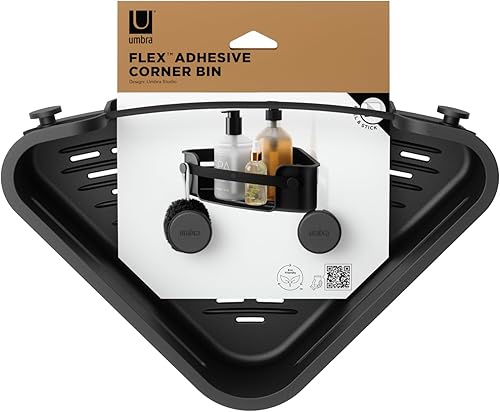 Miniatura 7 de Umbra BIN ESQUINA ADHESIVA FLEX NEGRO