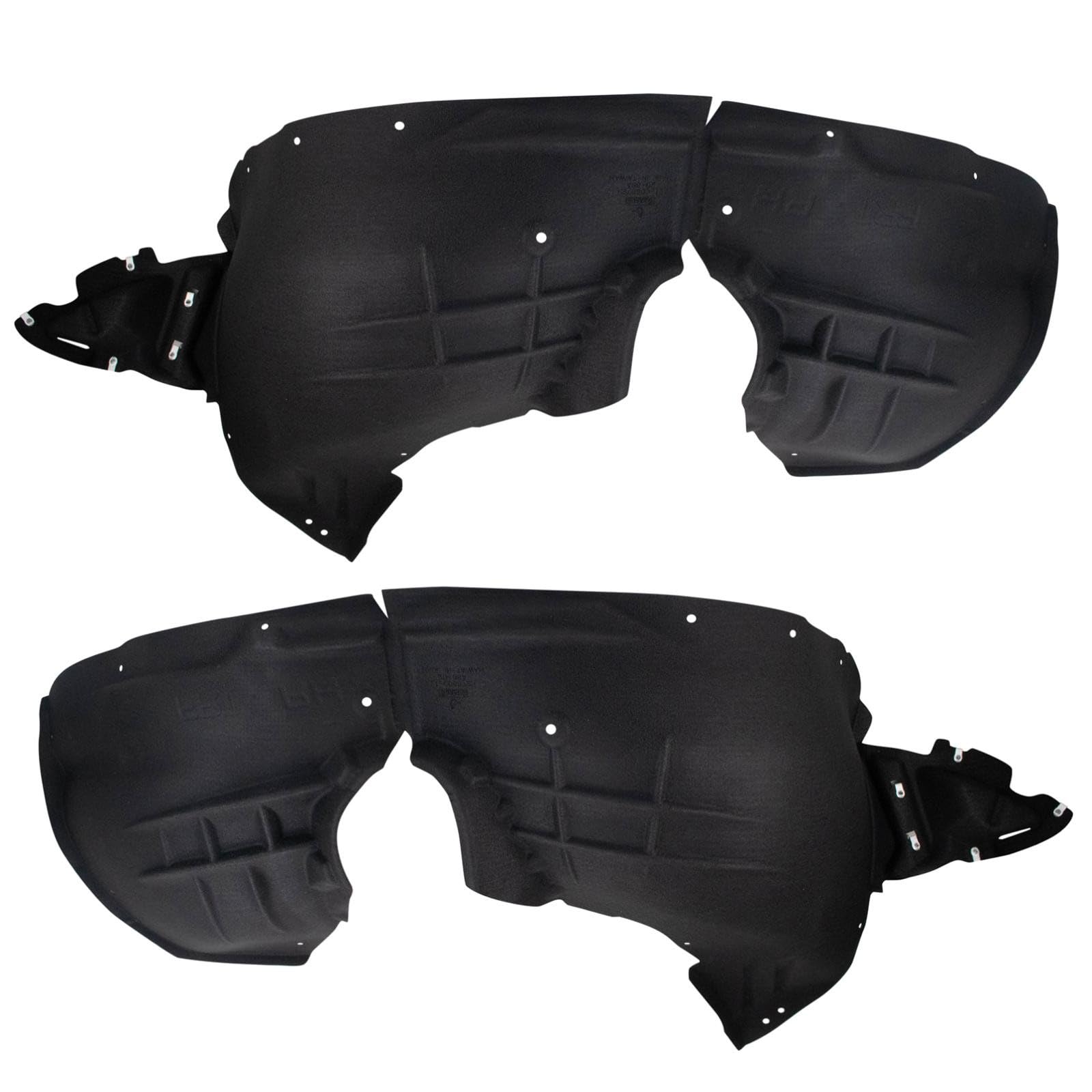 TRQ Front Inner Fender Liner Set | For 2019-2023 Cadillac XT4 GM1248306 GM1249306