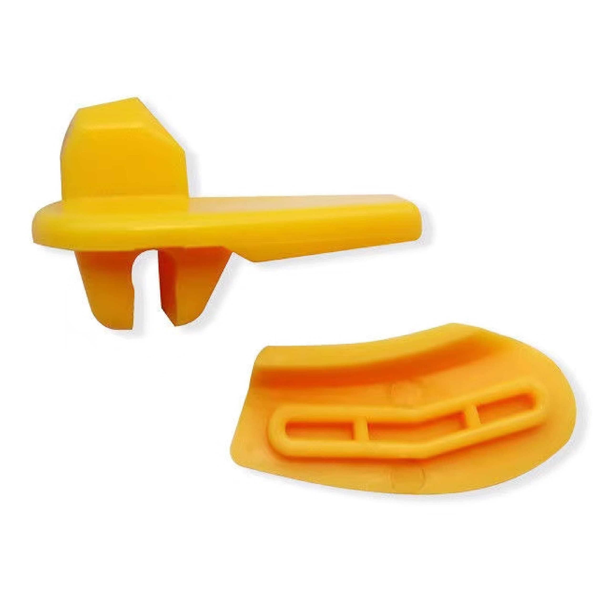 Tire Changer Plastic Insert, Tire Machine Guard, Wheel Rim Edge Protector for Mount Duck Head, Nylon Tyre Demount Fitting Head Part, 6 Front (Upper) + 6 Rear (Lower) Insert Kit / Pack, 1 Pack, 16YKN