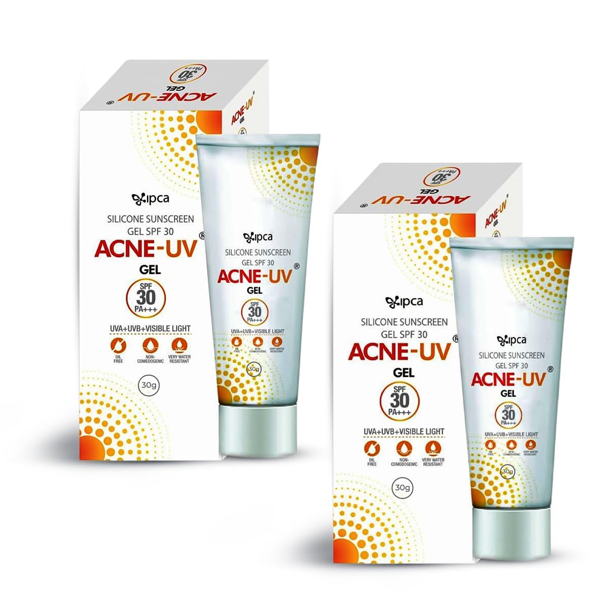 New Acne-UV Gel Sunscreen SPF 30 PA+++ | Sunscreen for Oily Skin Women & Men | Non-Comedogenic Sunscreen | Silicone Gel | Visible Light Protection | Water Resistant | Suitable for All Skin Types