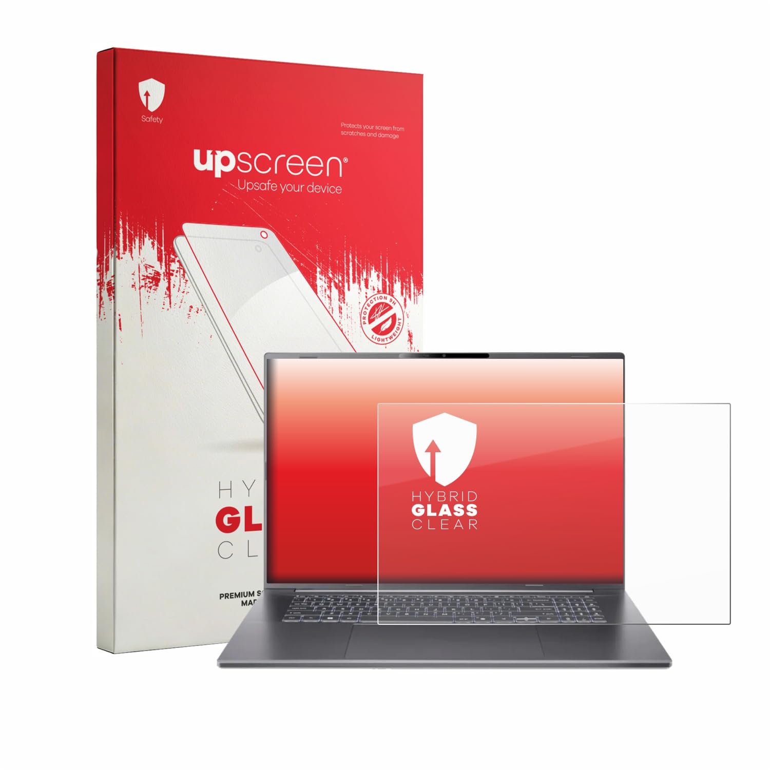 upscreen Pellicola Protettiva per Acer Aspire 18 AI A18-I71M Protezione Schermo Hybrid Glass - 9H Durezza