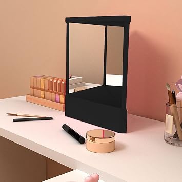 True Mirror - Real Image Non-reverse Mirror - True Mirror Non Reversing See The Real You - Left Right Non Reverse Mirror - Non Reversing Mirror For Real Image For Modeling, Makeup, Haircuts And Beauty