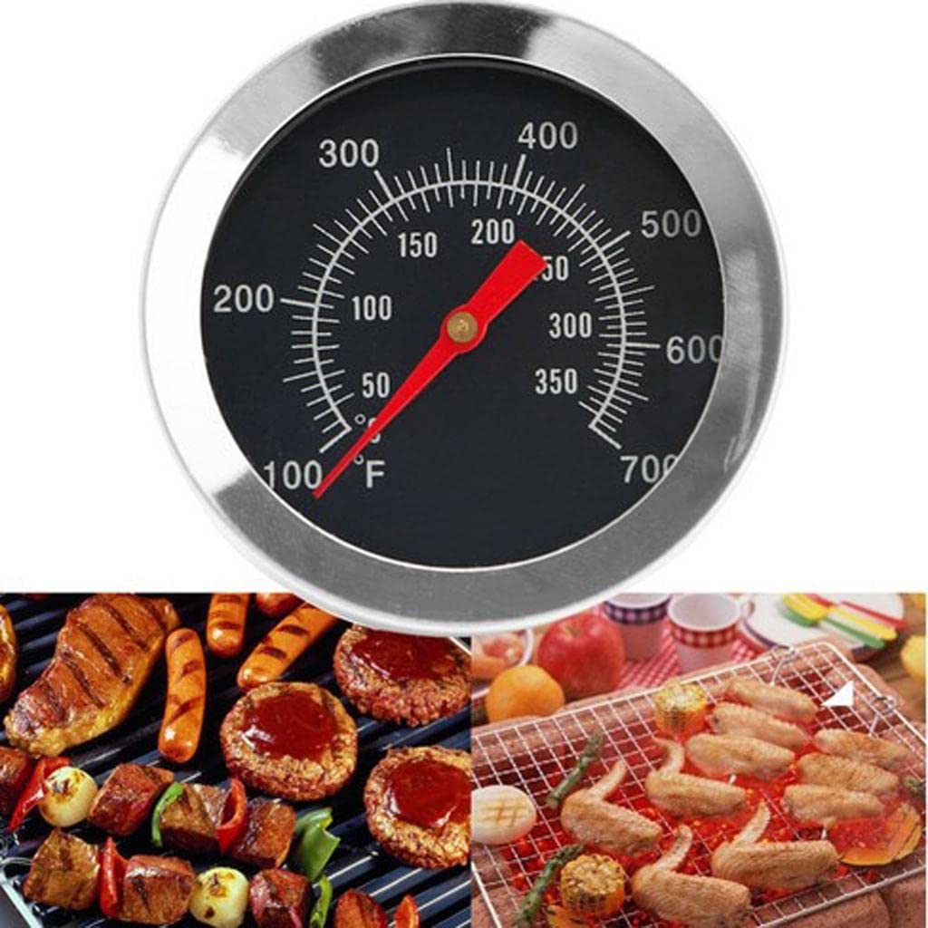 CALANDIS BBQ Barbecue Charcoal Grill Pit Wood Smoker Temperature Gauge Grill Pit Thermometer Fahrenheit for Barbecue Meat Cooking Beef Pork Lamb (B0BGXZV45C) Amazon Price History, Amazon Price Tracker
