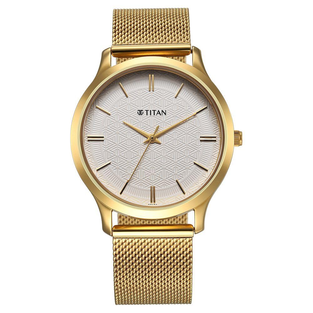 Titan Karishma Quartz Analog White Dial Stainless Steel Strap Watch for Men-1825YM11 (B0CR44VJ7H) Amazon Price History, Amazon Price Tracker