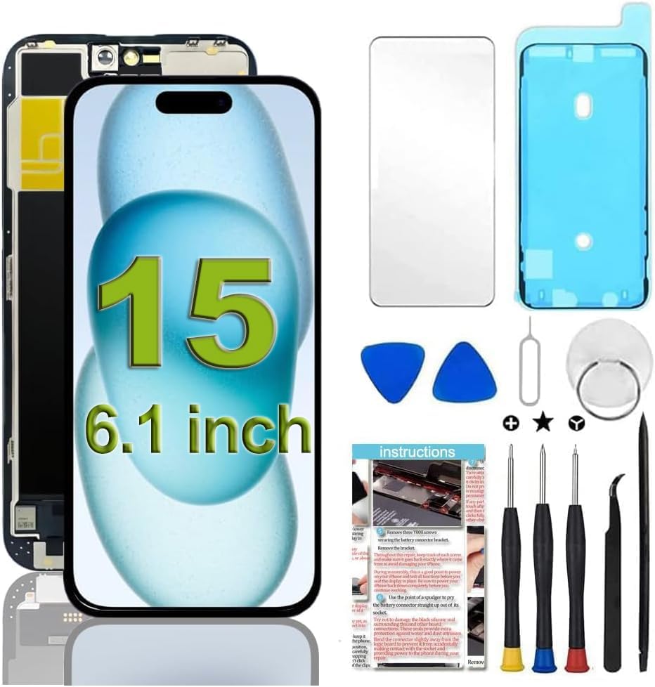 iPhone 15 Screen Replacement Kit (6.1")