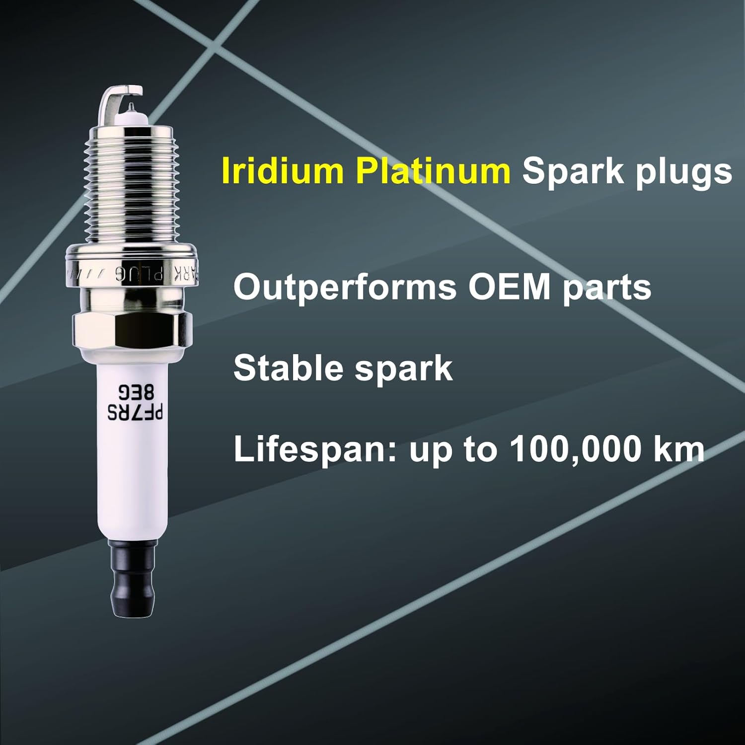 Set of 4 Ignition Coil Pack and Spark Plugs Fits for 2.0T 2006 2007 2008 2009 2010 2011 2012 2013 2014 2015 2016 Audi A3 A4 A5 Q5 TT, for Volkswagen Beetle CC Jetta GTI Passat Tiguan,Replaces UF529