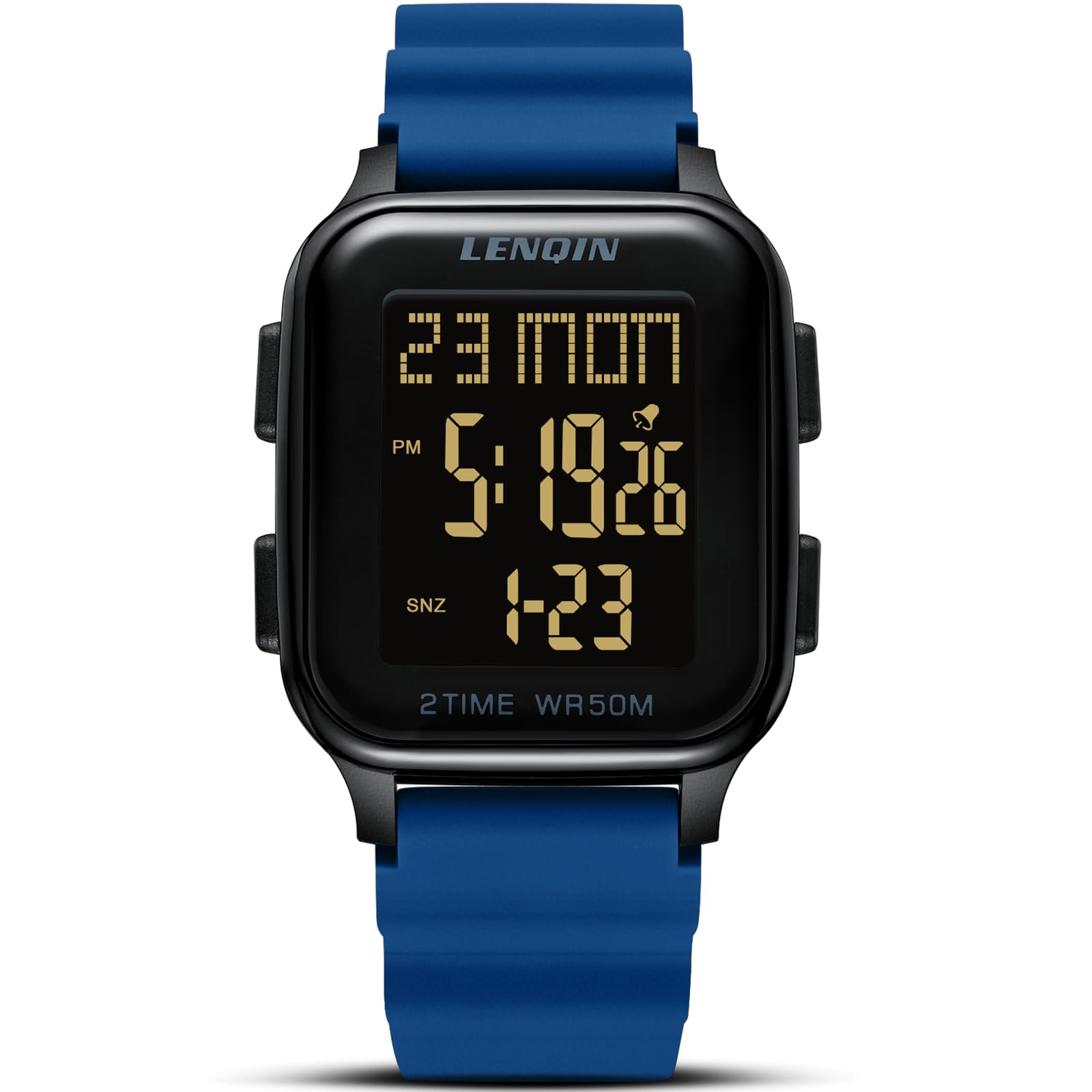 LN LENQIN Uhren Herren Herren Uhr Digital Armbanduhr Herren Sport Uhr 30m Wasserdicht Herren Uhren mit Wecker, Stoppuhr, LED-Hintergrundbeleuchtung Digitaluhr für Männer