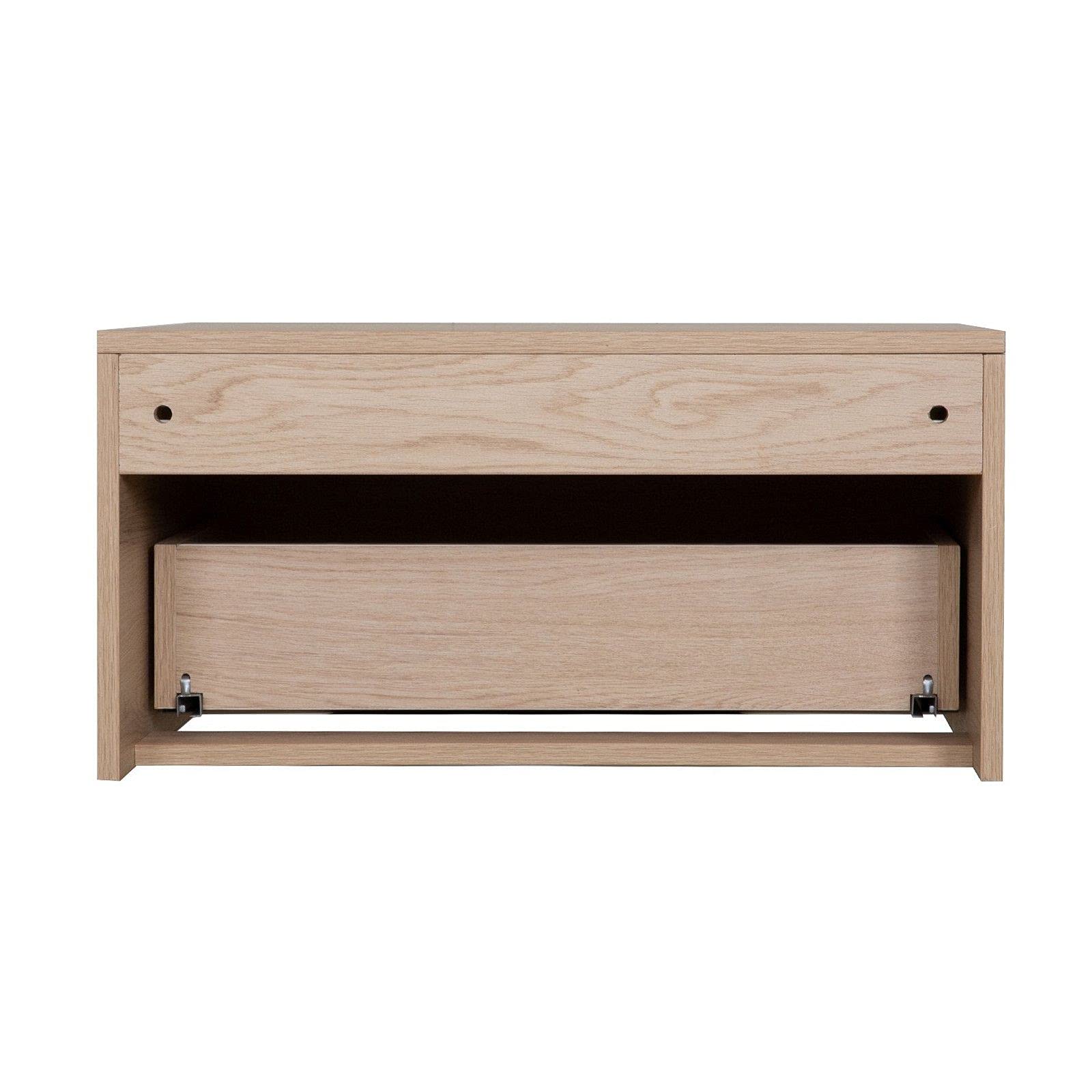 Mueble de baño de madera y metal Will – encimera colgante de 120 cm + lavabo + espejo
