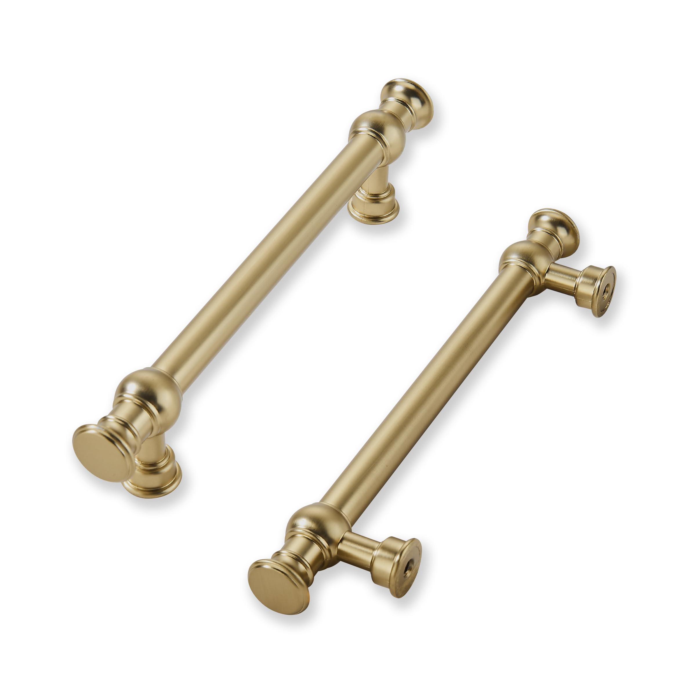 KHTUMEWARE-BINLI Brushed Brass Cabinet Pulls CTC 4 in (102 mm) 10-Pack