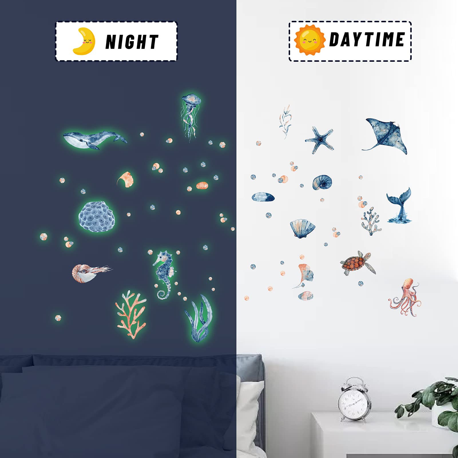Zeedieren Muurtattoo oplichtende muurstickers lichtgevende sticker oceaan fluorescerend muursticker sticker onderwaterwereld zeewereld lichtgevende stickers voor kinderkamer decoratieve stickers Zeedieren Muurtattoo oplichtende muurstickers lichtgevende sticker oceaan fluorescerend muursticker sticker onderwaterwereld zeewereld lichtgevende stickers voor kinderkamer decoratieve stickers